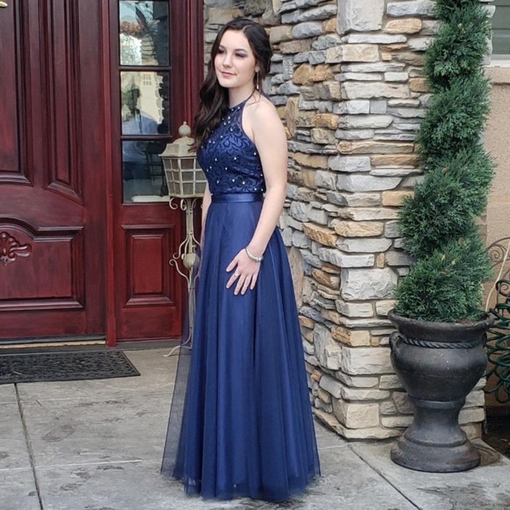Navy blue prom/ formal dress